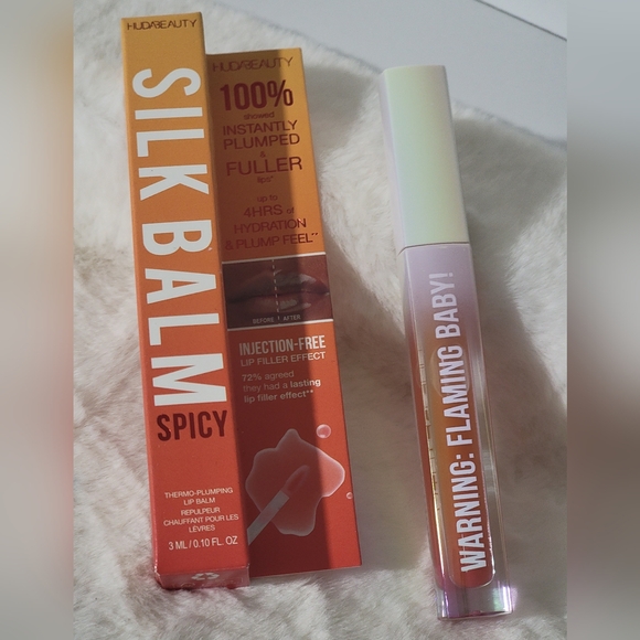 Huda Beauty Spicy Silk Balm Spicy Lip Plumper - Picture 1 of 2